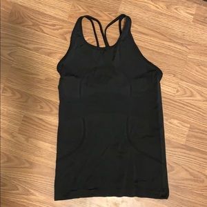 Swiftly tech, Black higher neck lululemon tank top